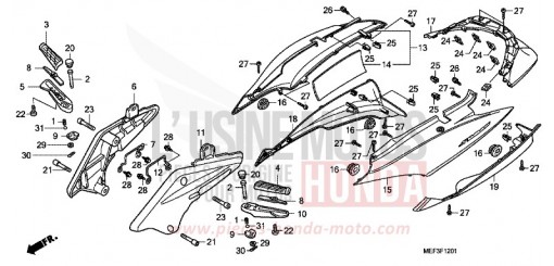 BODY COVER (FJS400D9/FJS400A) FJS400A9 de 2009